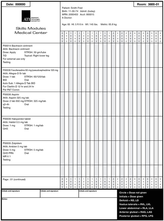 Mar Template Nursing | williamson-ga.us