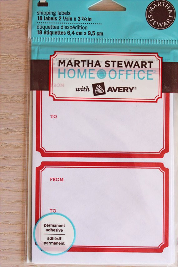 Martha Stewart Gift Tag Template Martha Stewart Gift Tag or Shipping Labels New In Package