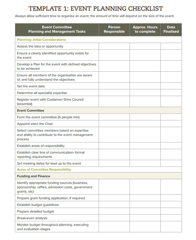 Meeting Planner Checklist Template 15 event Checklist Templates Pdf Doc Free Premium