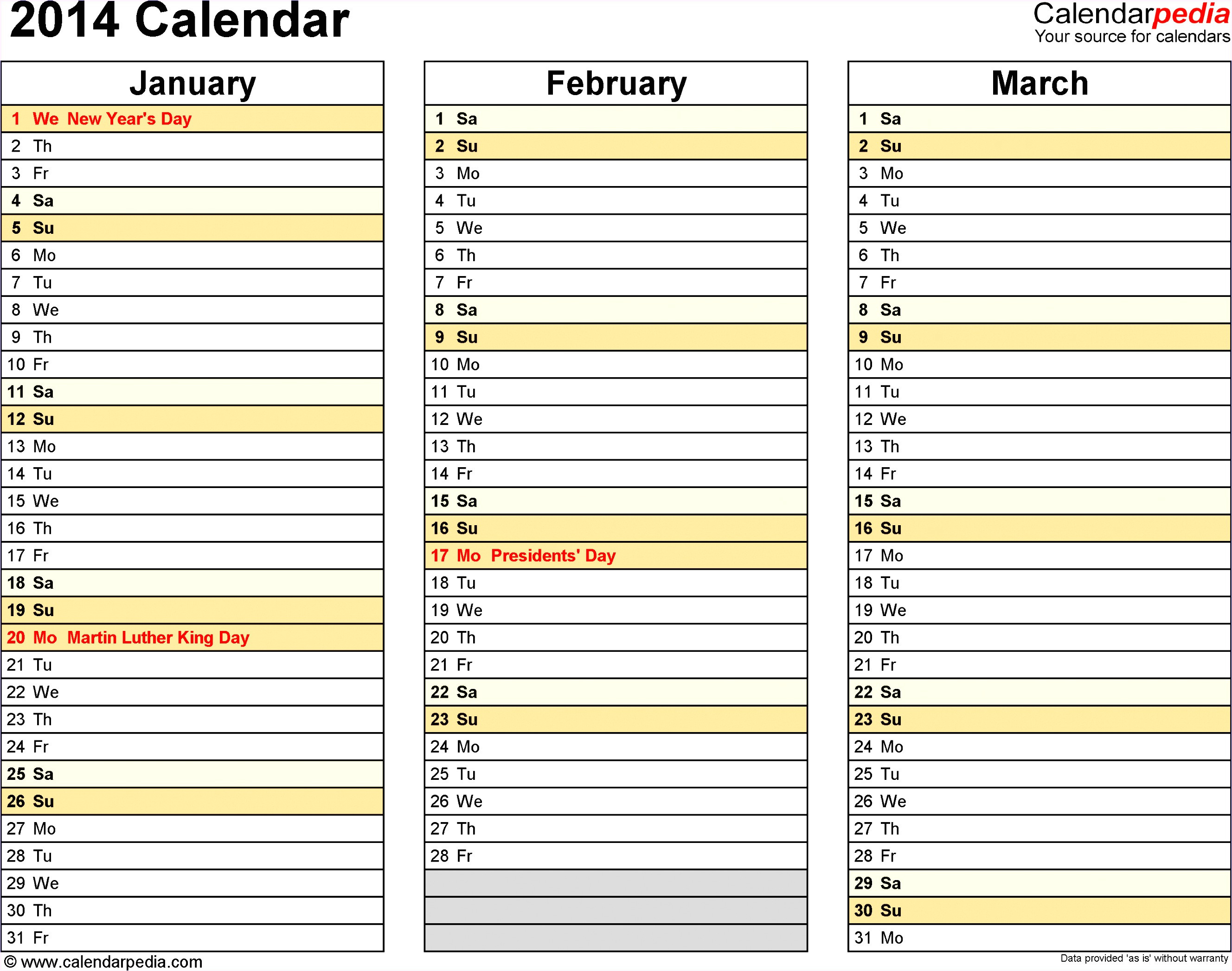 Microsoft Excel Calendar Templates 2014 9 Ms Excel Calendar Template 2014 Exceltemplates