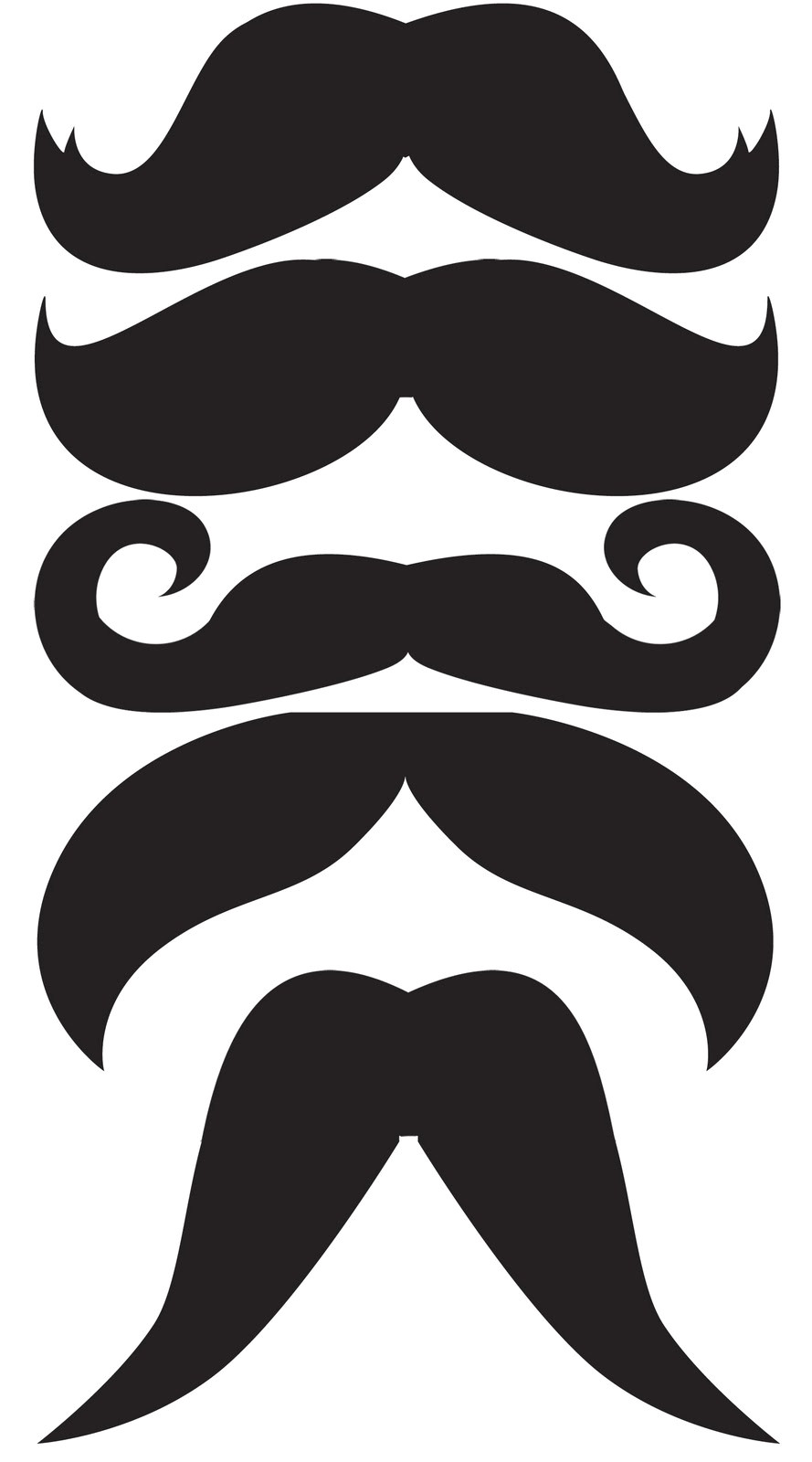 Mustach Template Oh Boy Mustaches Bow Ties Crafting Moo Moo