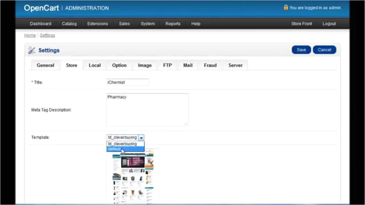 Opencart Change Template Opencart How to Change Default Template or Select New