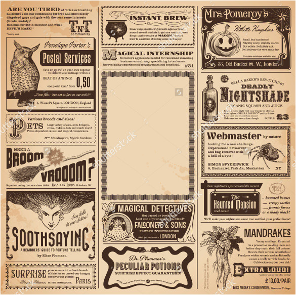 Paper Ad Design Templates 15 Newspaper Ad Templates Free Sample Example format
