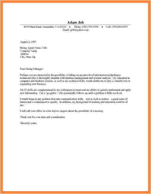 Part Time Cover Letters for Students Covering Letter for Part Time Job Letter Of Recommendation