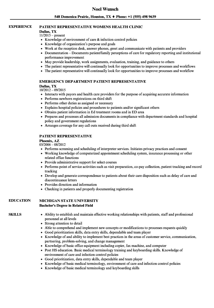 patient-access-representative-resume-sample-williamson-ga-us