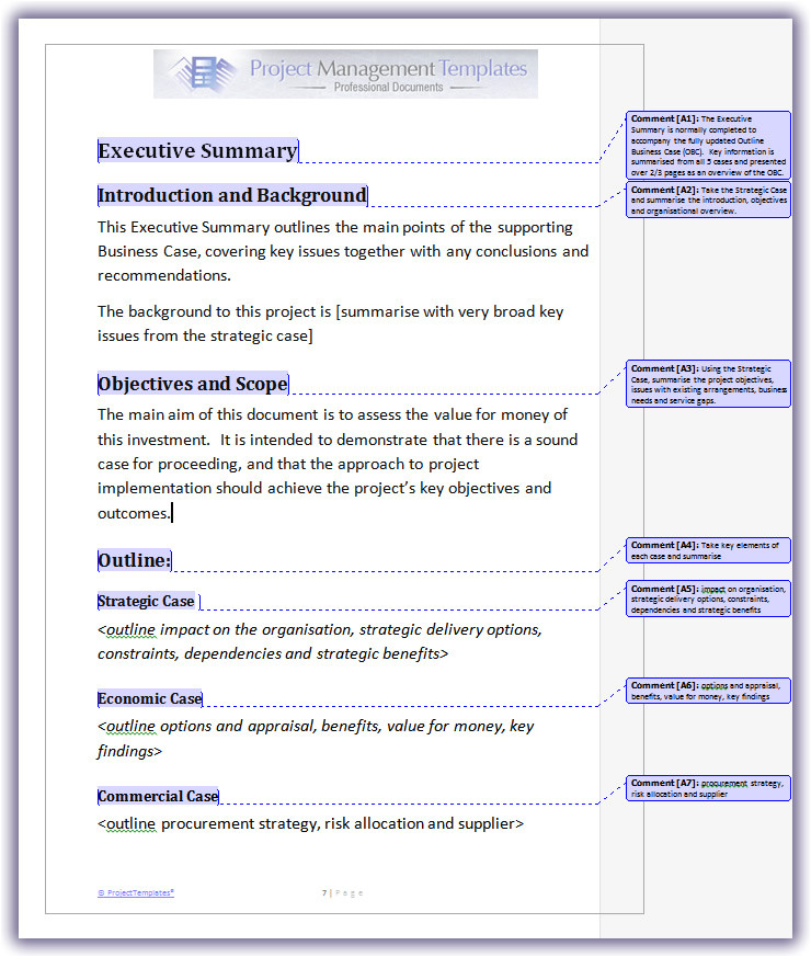 Pmi Business Case Template Projecttemplates Project Templates for Professional