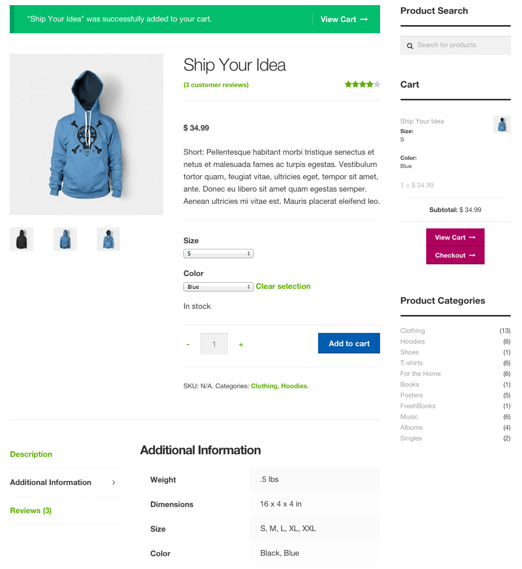 Product Page Template Woocommerce One Woocommerce theme to Rule them All Storefront Skyverge
