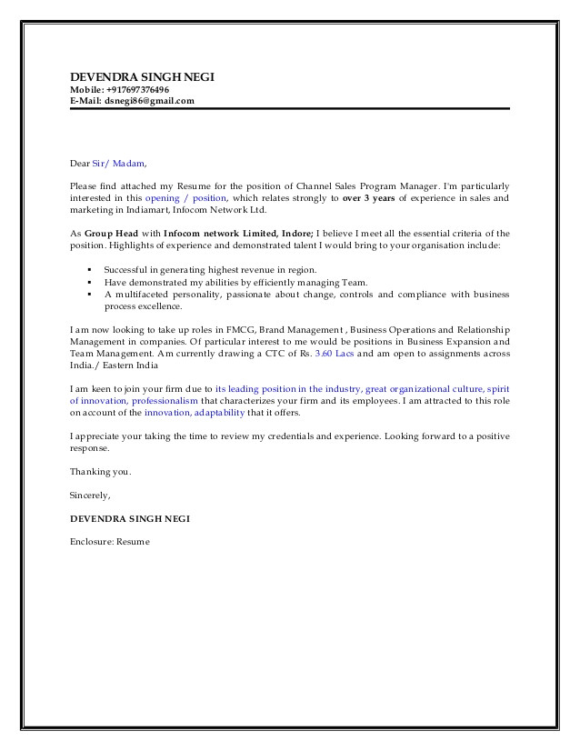 cover letter examples reed