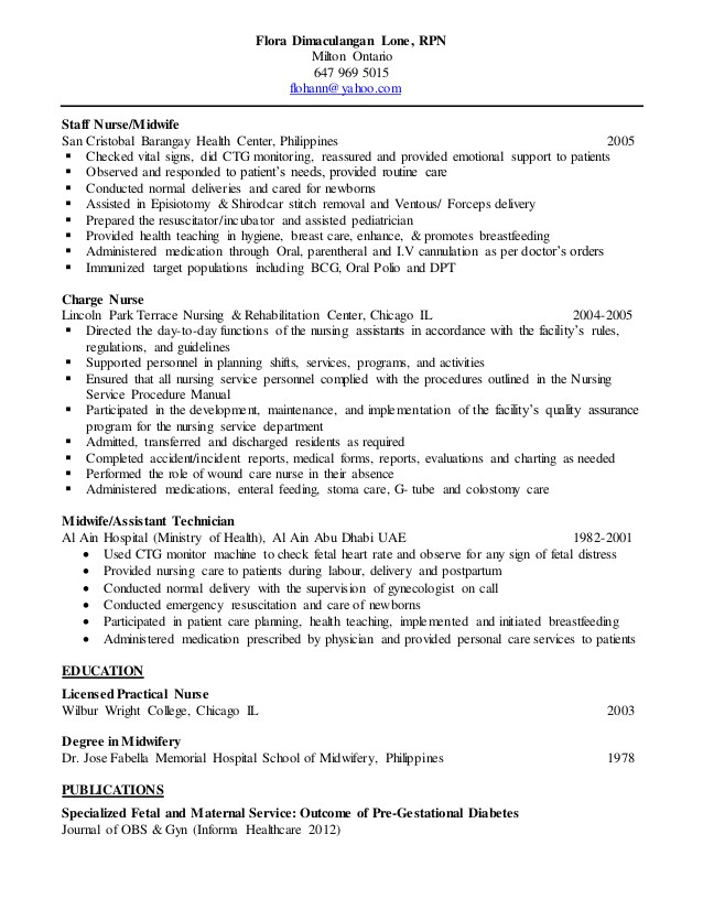 Rpn Sample Resume Rpn Sample Resume Resume Ideas