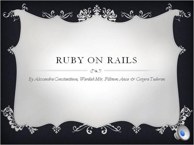 Ruby On Rails Templates Ruby On Rails Presentation Coursework Authorstream