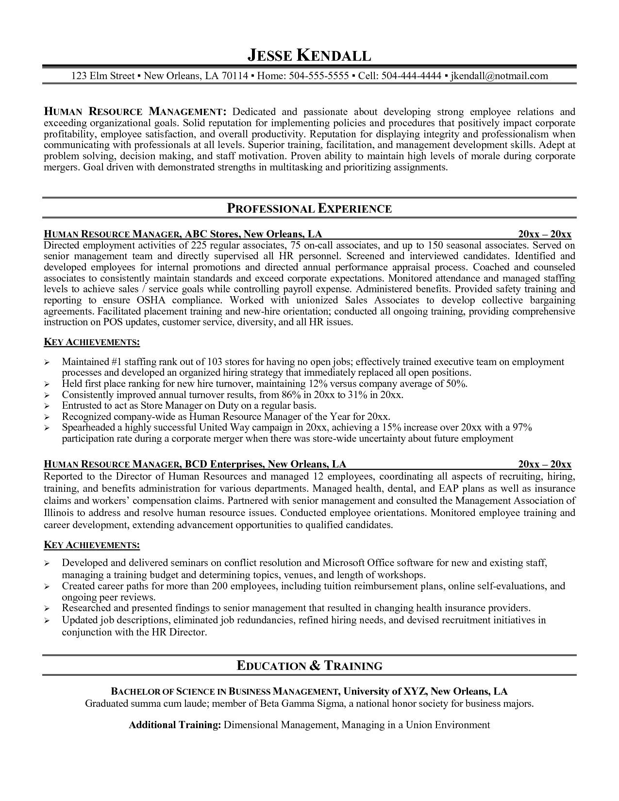 Sample Resume for Experienced Hr Executive Inspirational Sample Resume for Experienced Hr Executive