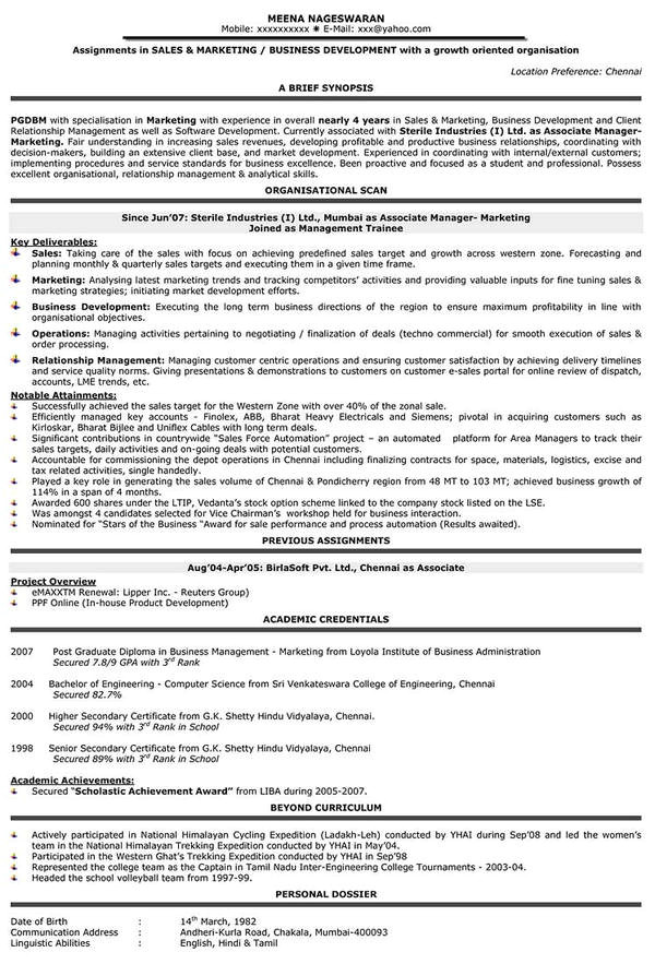 Sample Resume for Mid Level Position 10 Sales Resume Templates Free Word Pdf Psd Samples