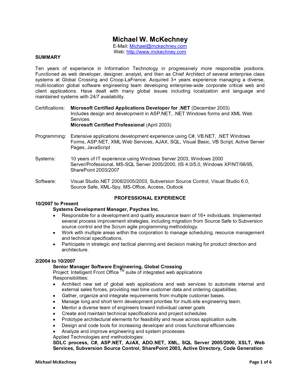 Sample Resume for Net Developer with 2 Year Experience Net Developer Resume 5 Years Sidemcicek Com