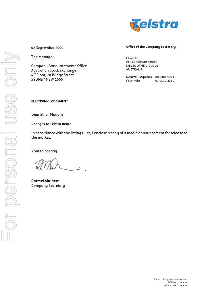 Telstra Cover Letter Telstra Cover Letter Find Resume Template Free Template