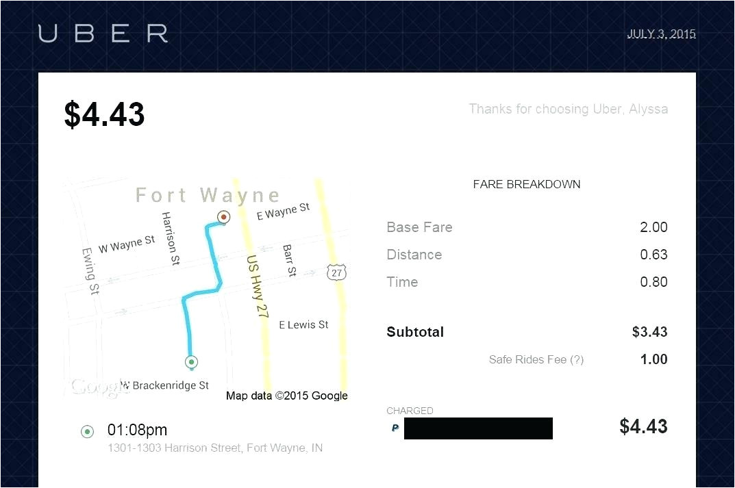 Uber Receipt Template Williamson ga us