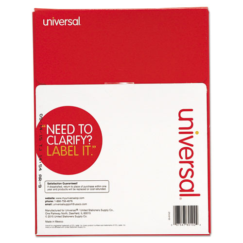 Universal Laser Printer Labels Template Unv80102 Universal Laser Printer Permanent Labels Zuma
