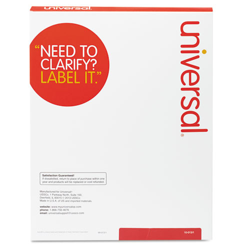 Universal Laser Printer Labels Template Unv80106 Universal Laser Printer Permanent Labels Zuma