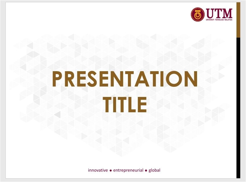 Utm Powerpoint Template Utm Slide Presentation Template Affordable