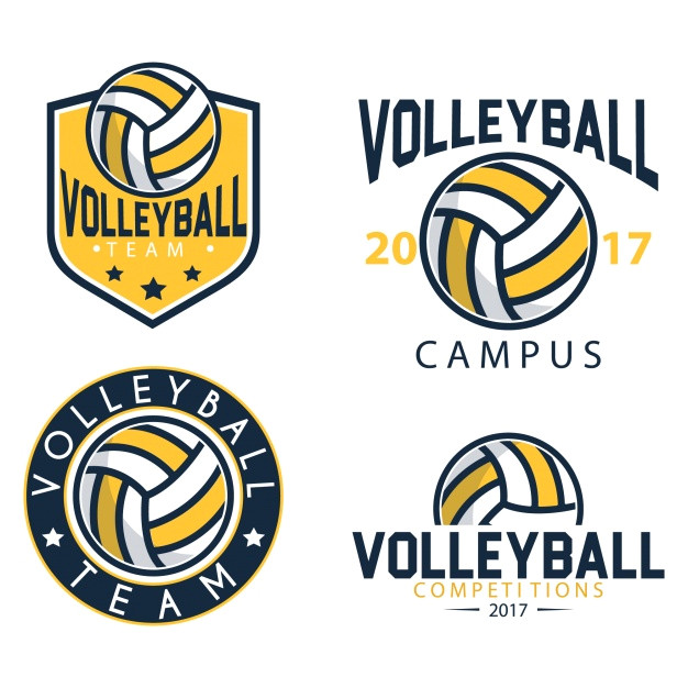 Volleyball Logo Design Templates Volleyball Logo Templates Vector Free Download