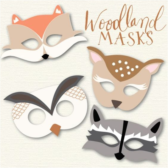 Woodland Animal Mask Templates Woodland Animal Masks My Blog Posts Pinterest
