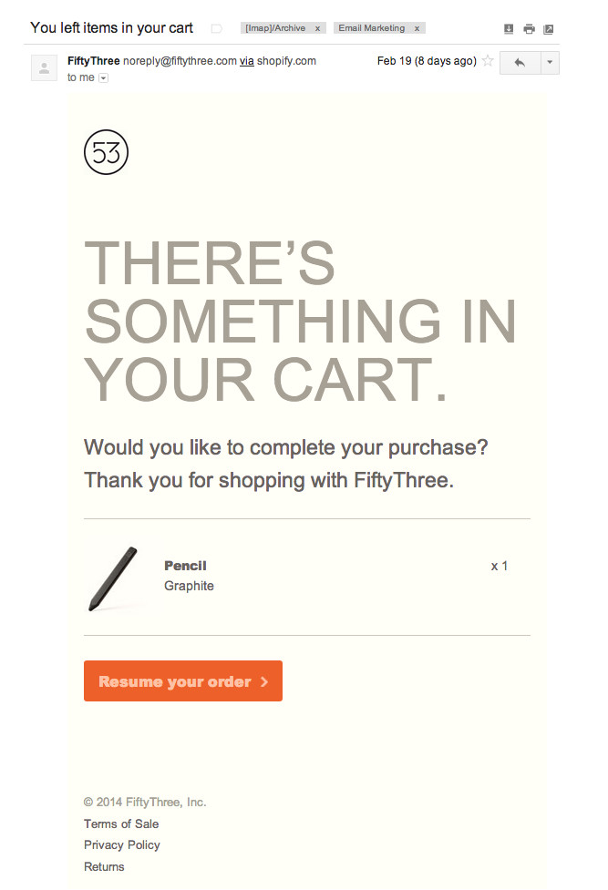 Abandoned Shopping Cart Email Template 13 Amazing Abandoned Cart Emails and What You Can Learn