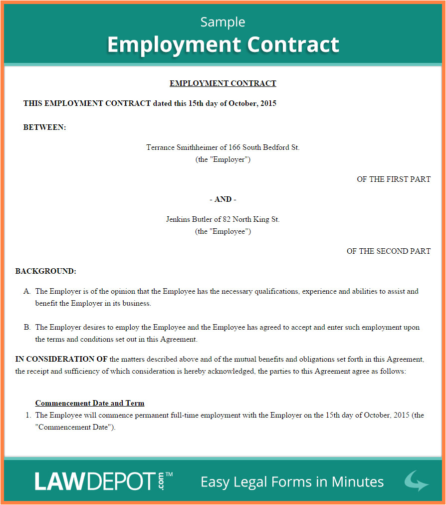 Australian Employment Contract Template 6 Employment Agreement Template Australia Purchase