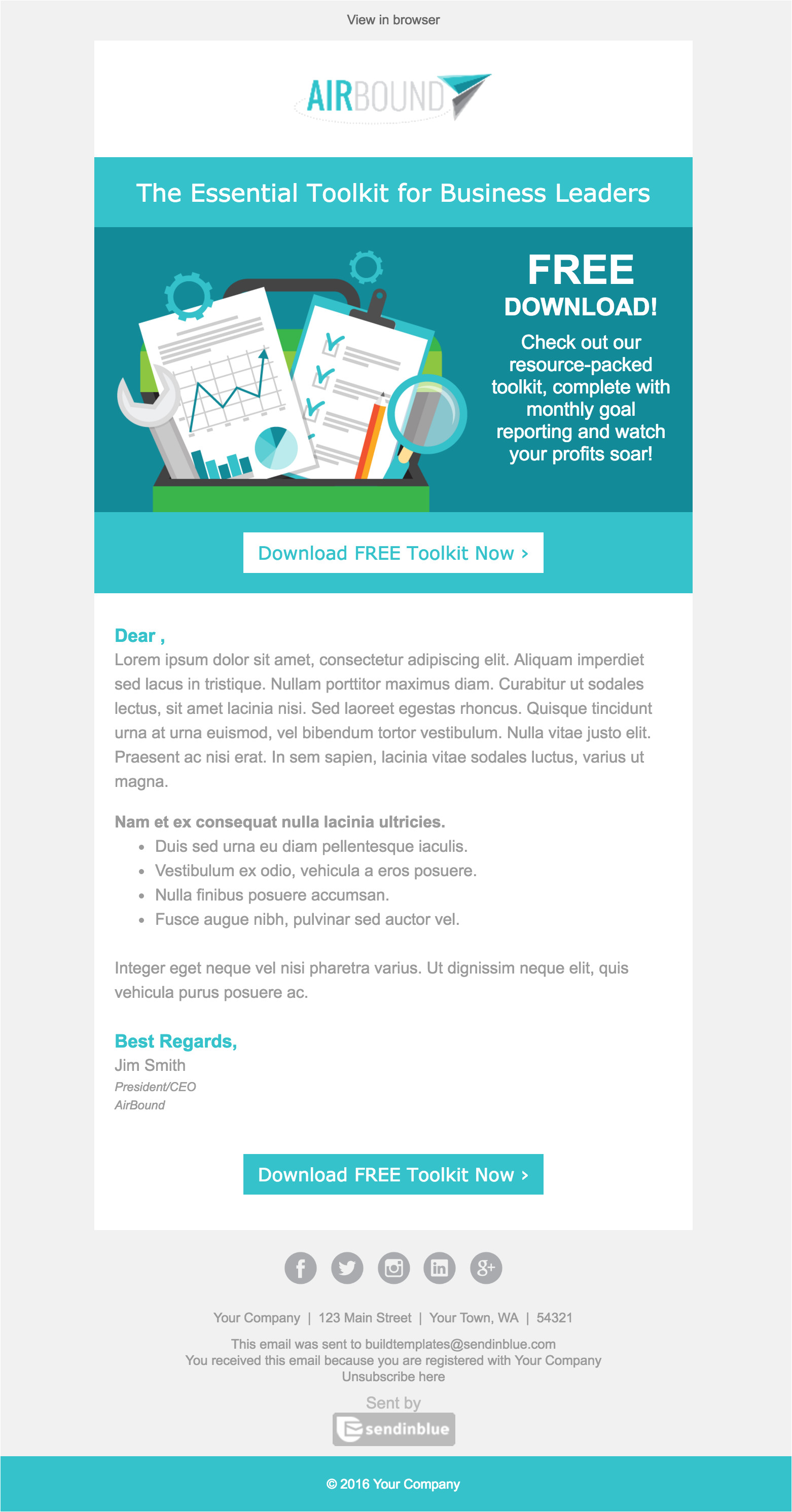 B2b Email Templates top 8 B2b Email Templates for Marketers In 2017