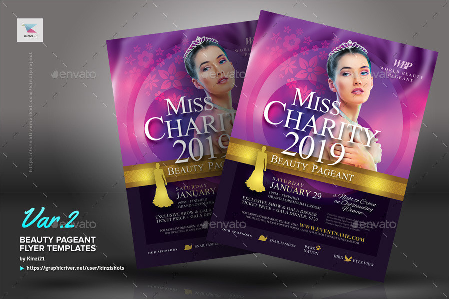 Beauty Pageant Flyer Templates Beauty Pageant Flyer Templates by Kinzishots Graphicriver