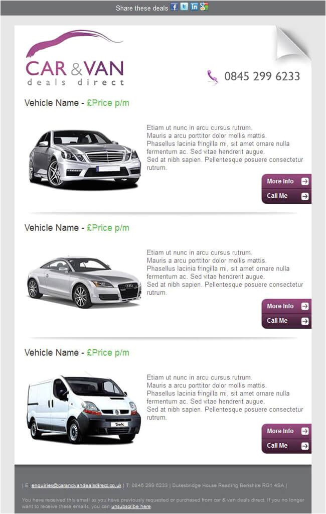 Car Dealer Email Templates Specialist Email Marketing for Car Dealerships