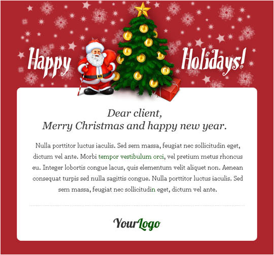 Christmas Wishes Email Template 17 Beautifully Designed Christmas Email Templates for