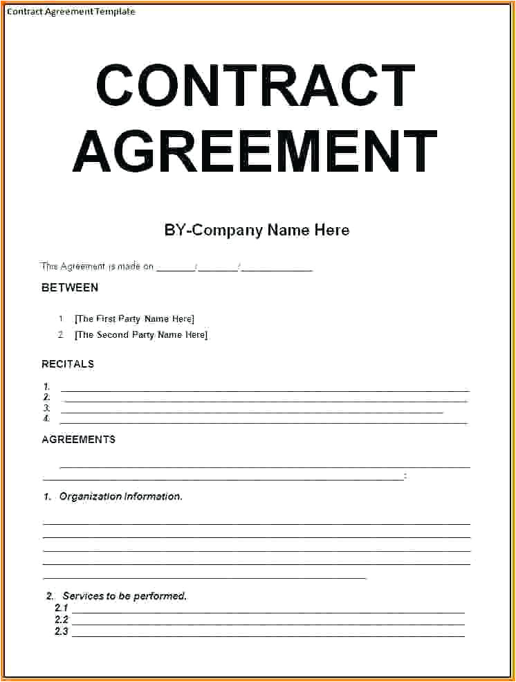 Contracting Agreement Template 9 Contract Agreement Letter Examples Pdf Examples