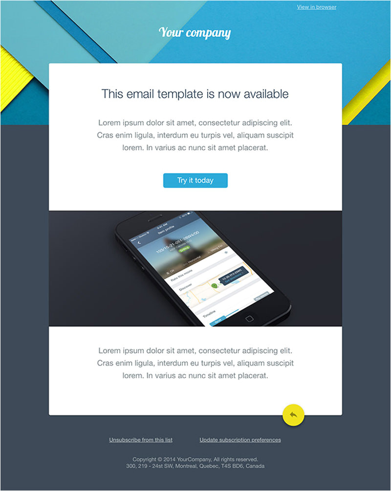 Create Email Blast Template 20 Free Business Newsletter Templates to Download Hongkiat