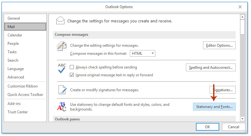 Create HTML Email Template Outlook 2013 How To Change Default Email 