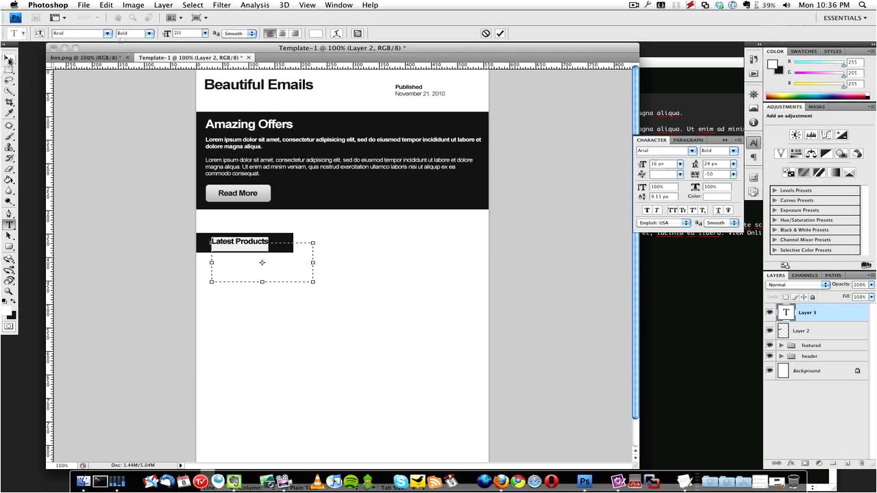Create HTML Template for Email How to Create A HTML Email Template 1 Of 3 Youtube