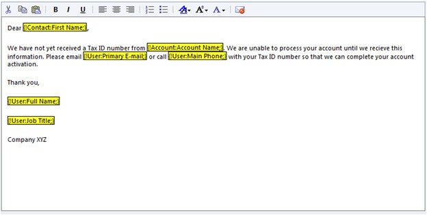 Crm 2011 Email Template Create An Email Template In Crm 2011