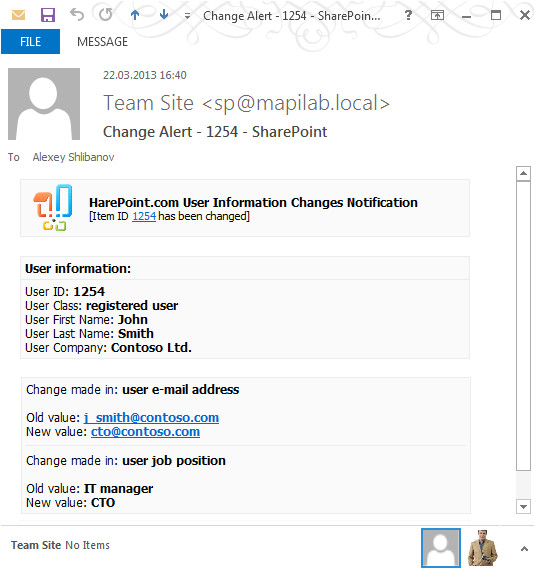 Customize Sharepoint 2013 Alert Email Template Get Branded Sharepoint Alerts and Reminders with Harepoint