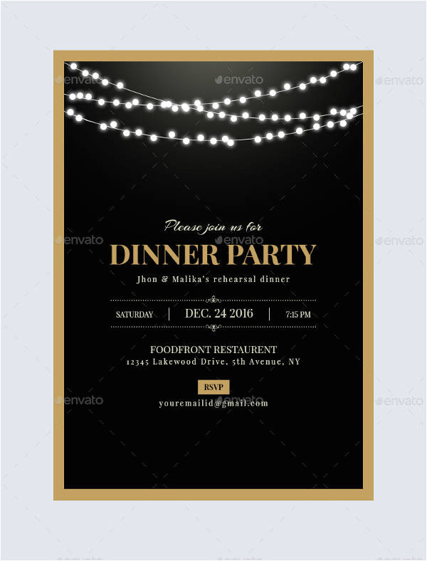 Dinner Invitation Email Template 47 Dinner Invitation Templates Psd Ai Free Premium
