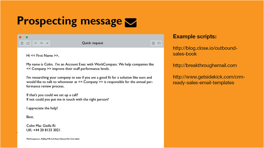 Email Prospecting Templates the Cold Email Template that Generates All Our B2b Leads