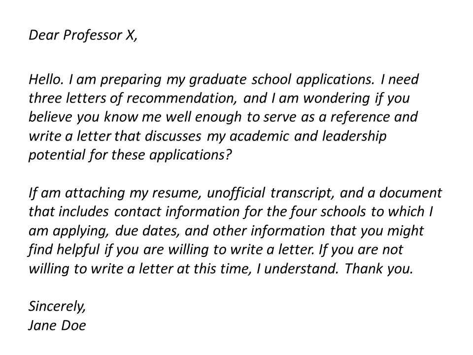  Email Template Asking For Letter Of Recommendation Asking For Letters 
