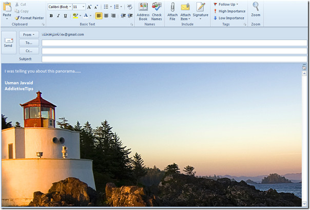Email Template Background Image Outlook Outlook 2010 Add Background Image In Mail Compose Window