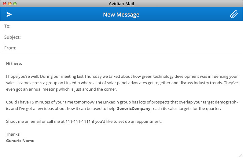 Email Template to Set Up A Meeting Business Email Template 27 Examples to Skyrocket Your Results