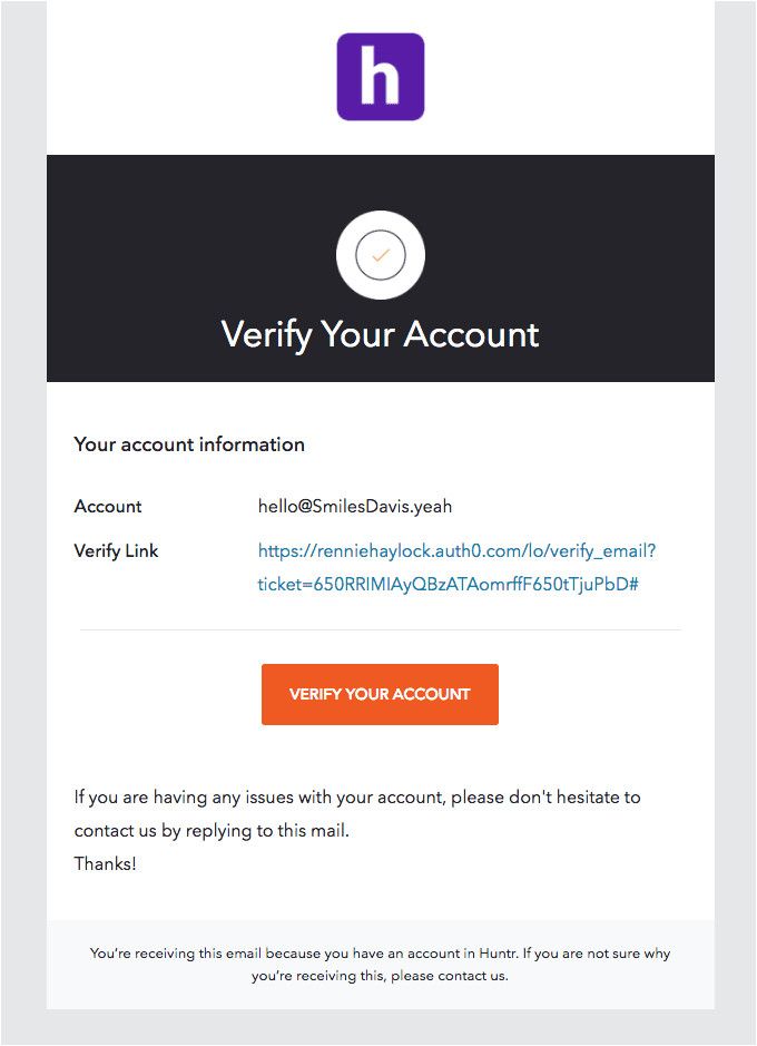 Email Verification HTML Template Confirmation Really Good Emails
