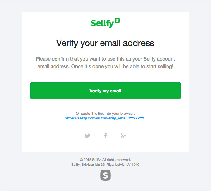 Email Verification Template Verify Your Email Address Edm Email Template Design
