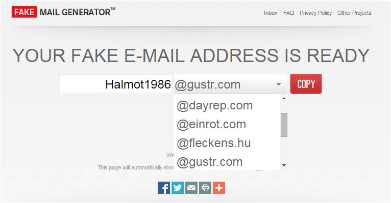 Fake Email Template Generator 3 Best Online Email Address Generators