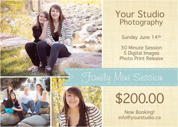 Family Photography Email Templates Spring Mini Session Template Psd Template Spring Marketing