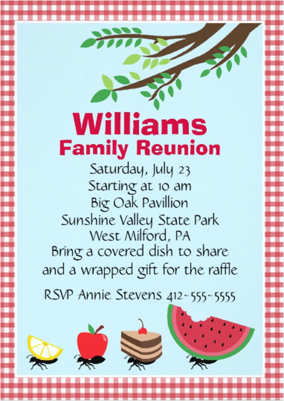 Family Reunion Flyer Template Free 24 Picnic Invitation Template Psd Eps Ai Free