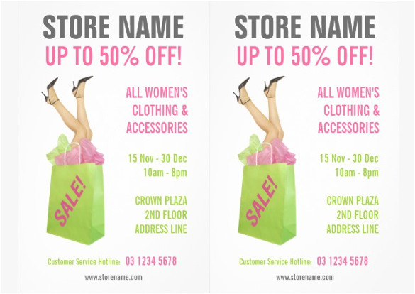 Free Clothing Store Flyer Templates 77 Sales Flyer Template Psd Docs Pages Ai Free