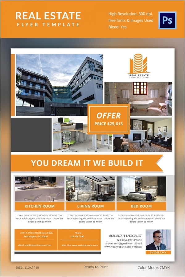 Free Commercial Real Estate Flyer Templates Real Estate Flyer Template 37 Free Psd Ai Vector Eps