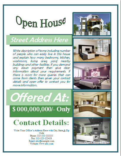 Free Open House Flyer Template Word Sample Open House Flyer Template formal Word Templates