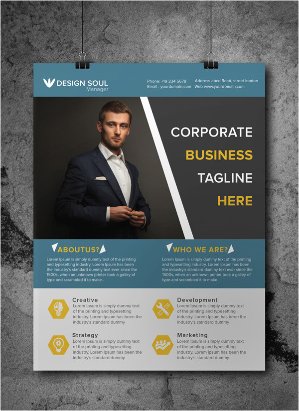 Free Templates for Business Flyers Free Corporate Business Flyer Psd Template Freebies